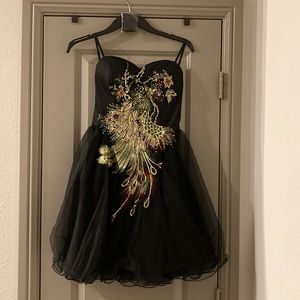 Elegant Peacock Dress